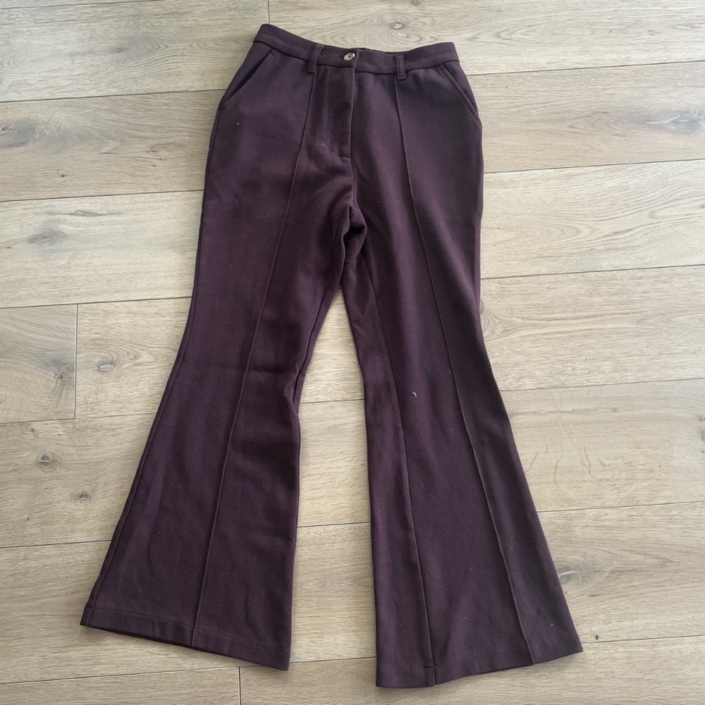Urban Outfitters Brown Bellbottom Dress Pants